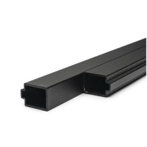 Cap Rail to sit on top or bottom of composite panel Horizontal Fence