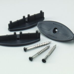 Plastic Clip with Stainless Screw system for PVC boards